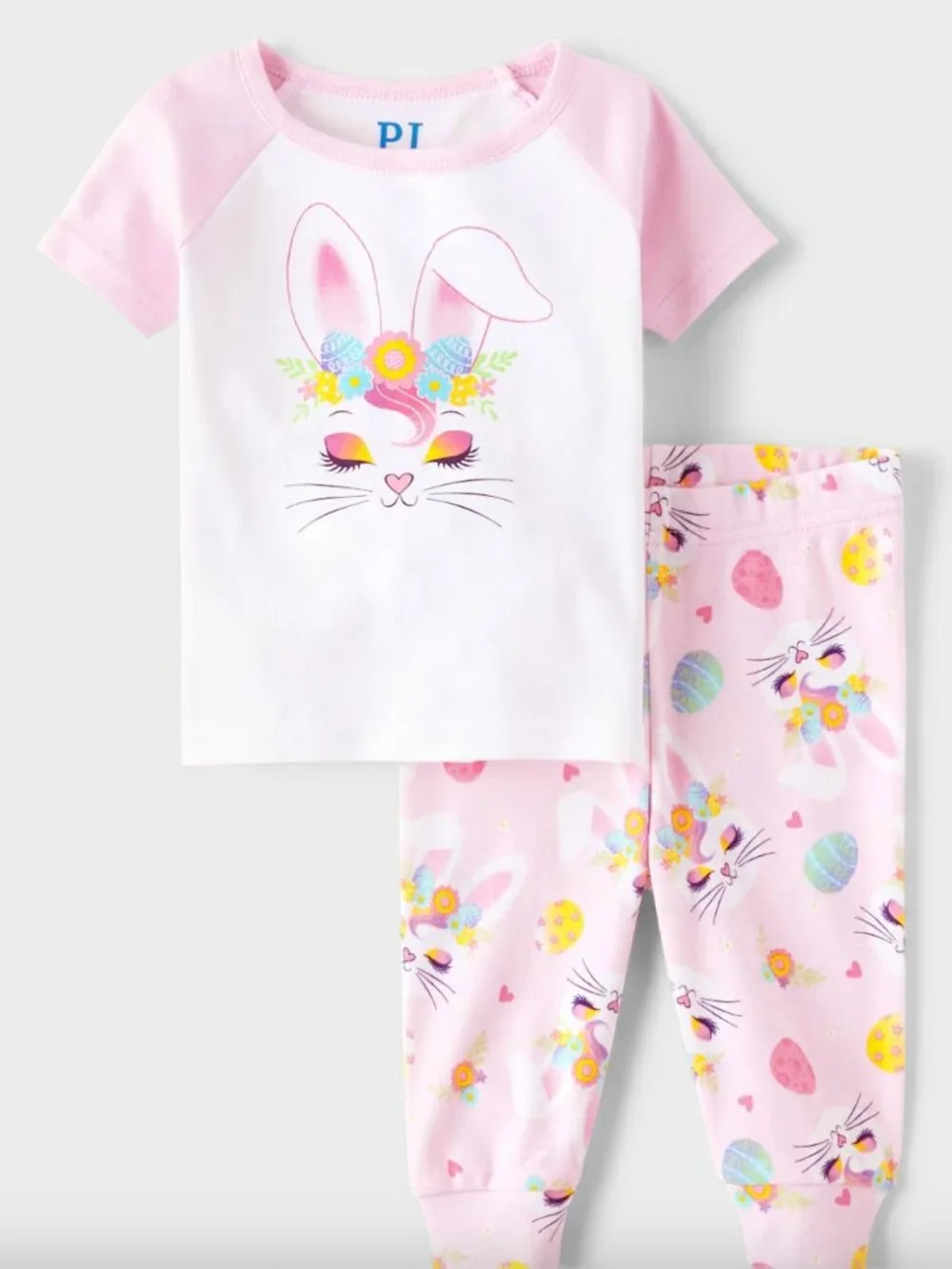 NWT ✨ Toddler Girls Easter Bunny Snug Fit Cotton Pajamas - Size: 2T